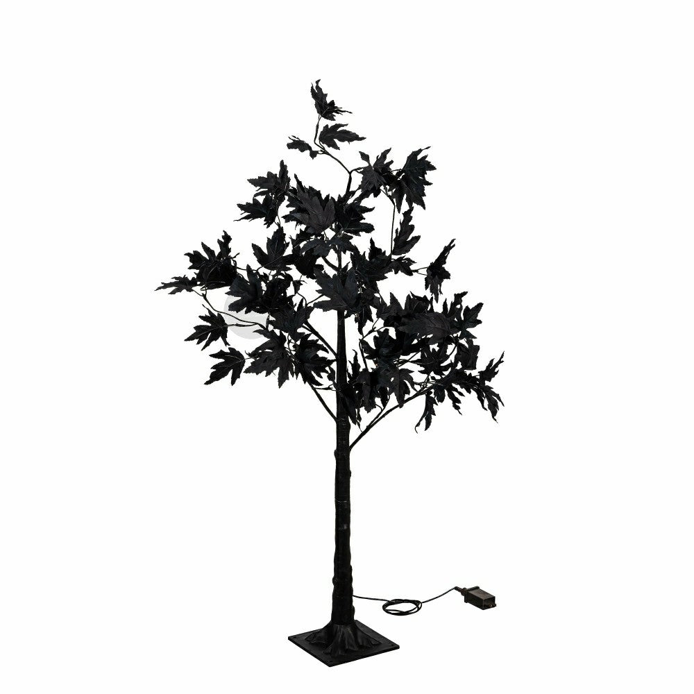 Plow & Hearth Halloween Maple Indoor/Outdoor LED Color Changing Tree, 43"H