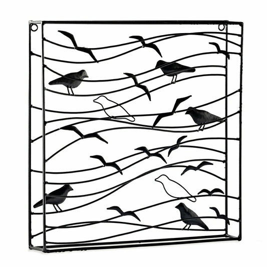 Plow & Hearth Handcrafted Metal Raven Wall Art
