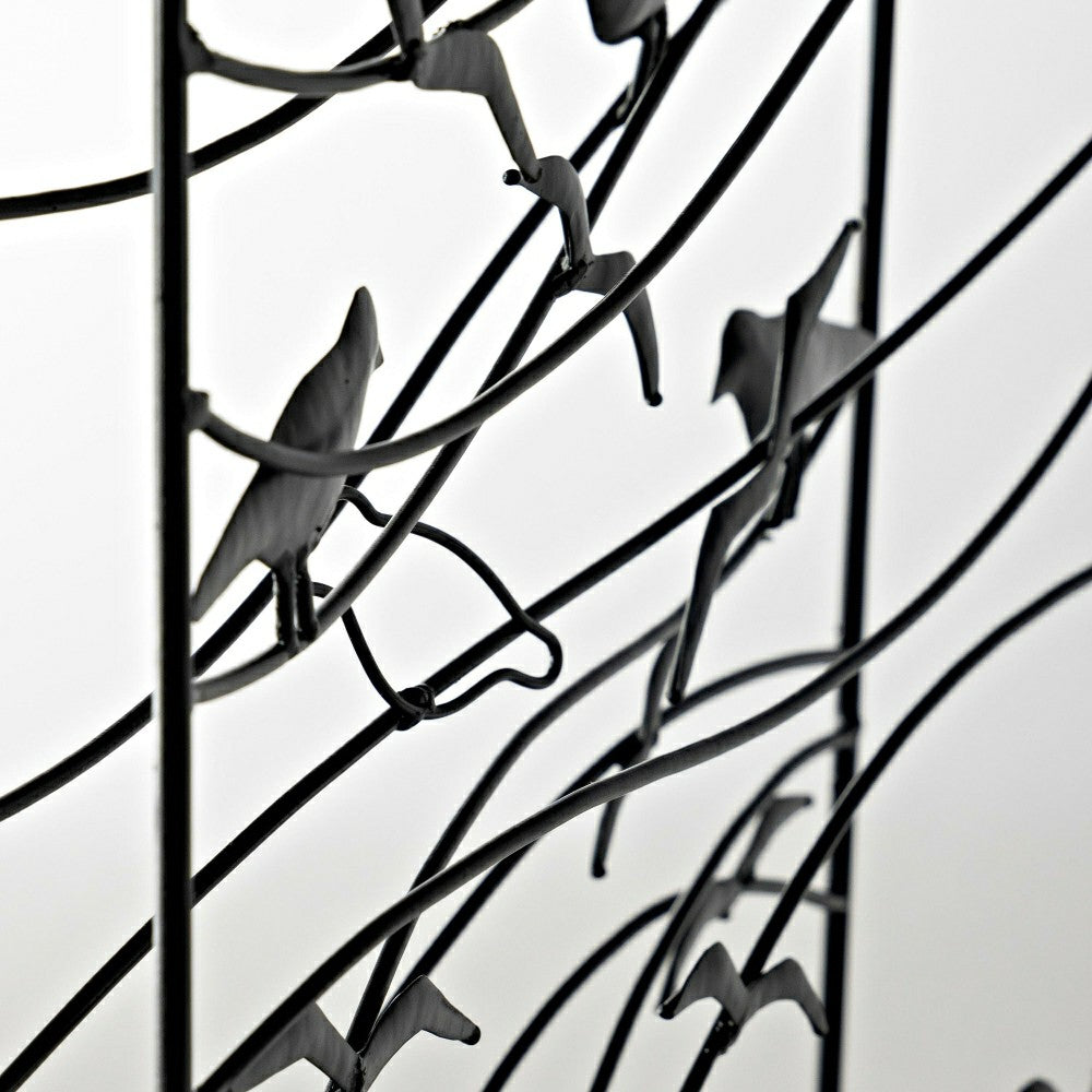 Plow & Hearth Handcrafted Metal Raven Wall Art