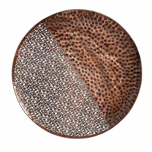 Plow & Hearth VivaStyle Indoor Wall Décor, Metal, Hammered Round Circles, Set of 4