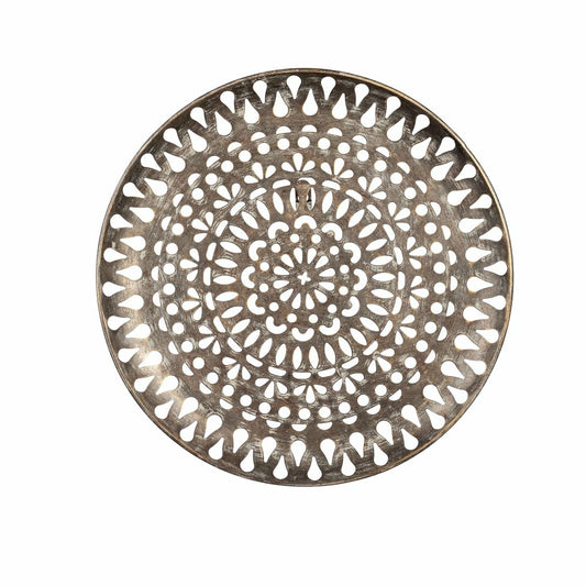 Plow & Hearth Silver Medallion Wall Décor, Set of 2