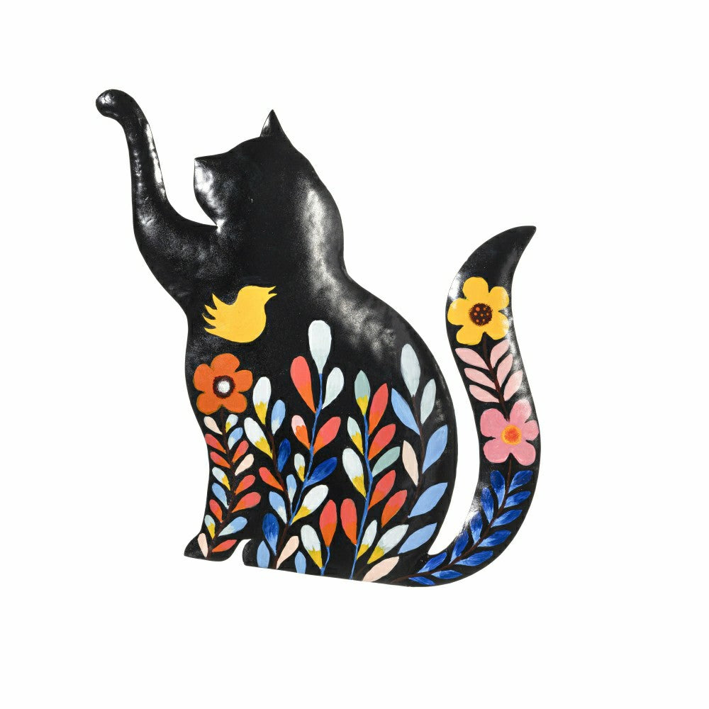 Plow & Hearth Metal Cat Wall Art