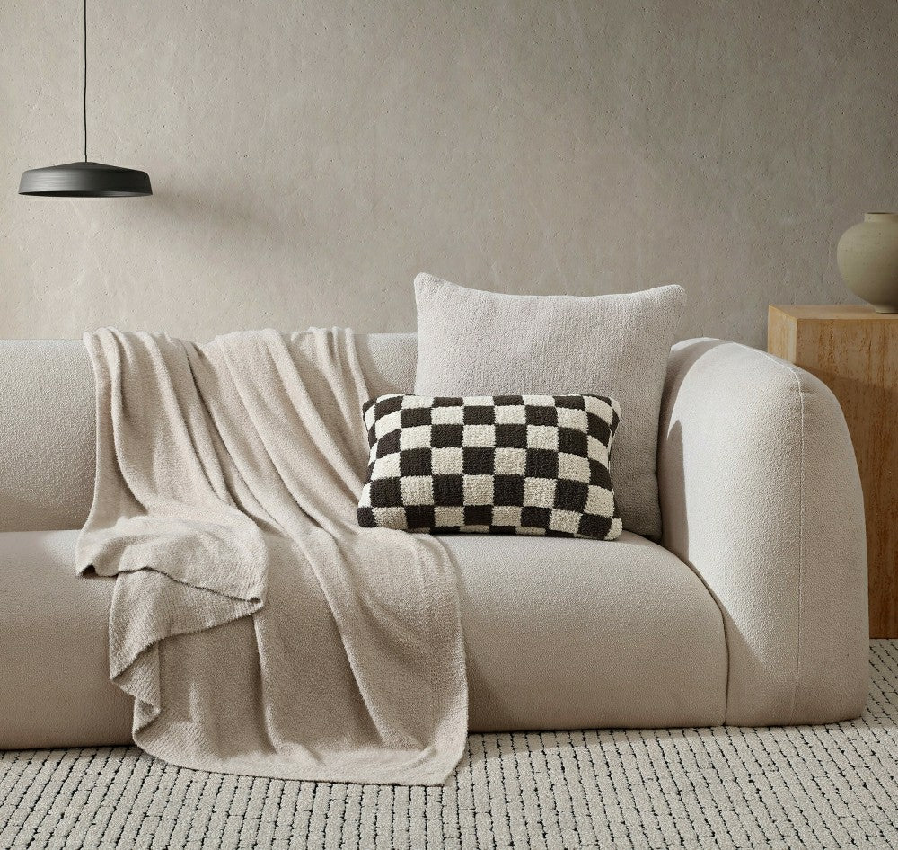 Plow & Hearth Checkerboard Mini Pillow