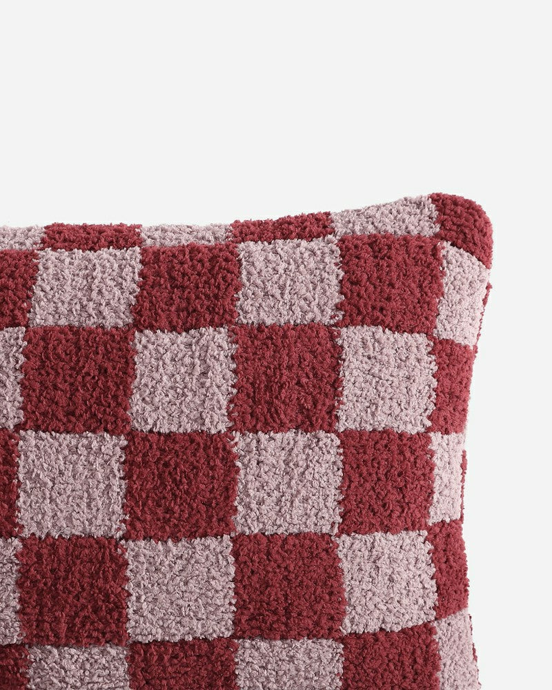 Plow & Hearth Checkerboard Mini Pillow