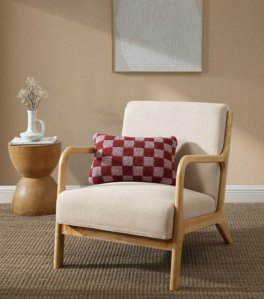 Plow & Hearth Checkerboard Mini Pillow