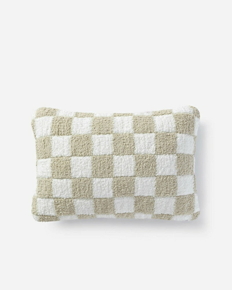 Plow & Hearth Checkerboard Mini Pillow