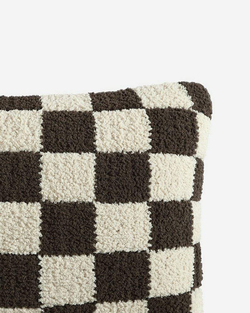 Plow & Hearth Checkerboard Mini Pillow