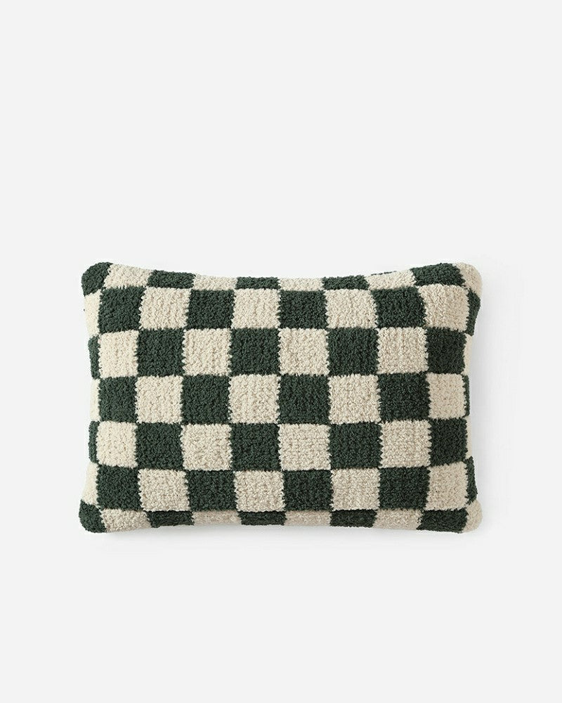 Plow & Hearth Checkerboard Mini Pillow