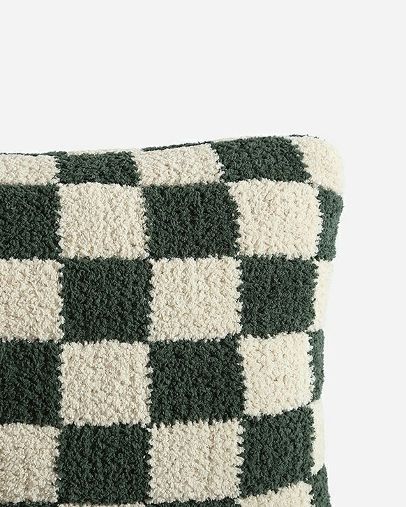Plow & Hearth Checkerboard Mini Pillow