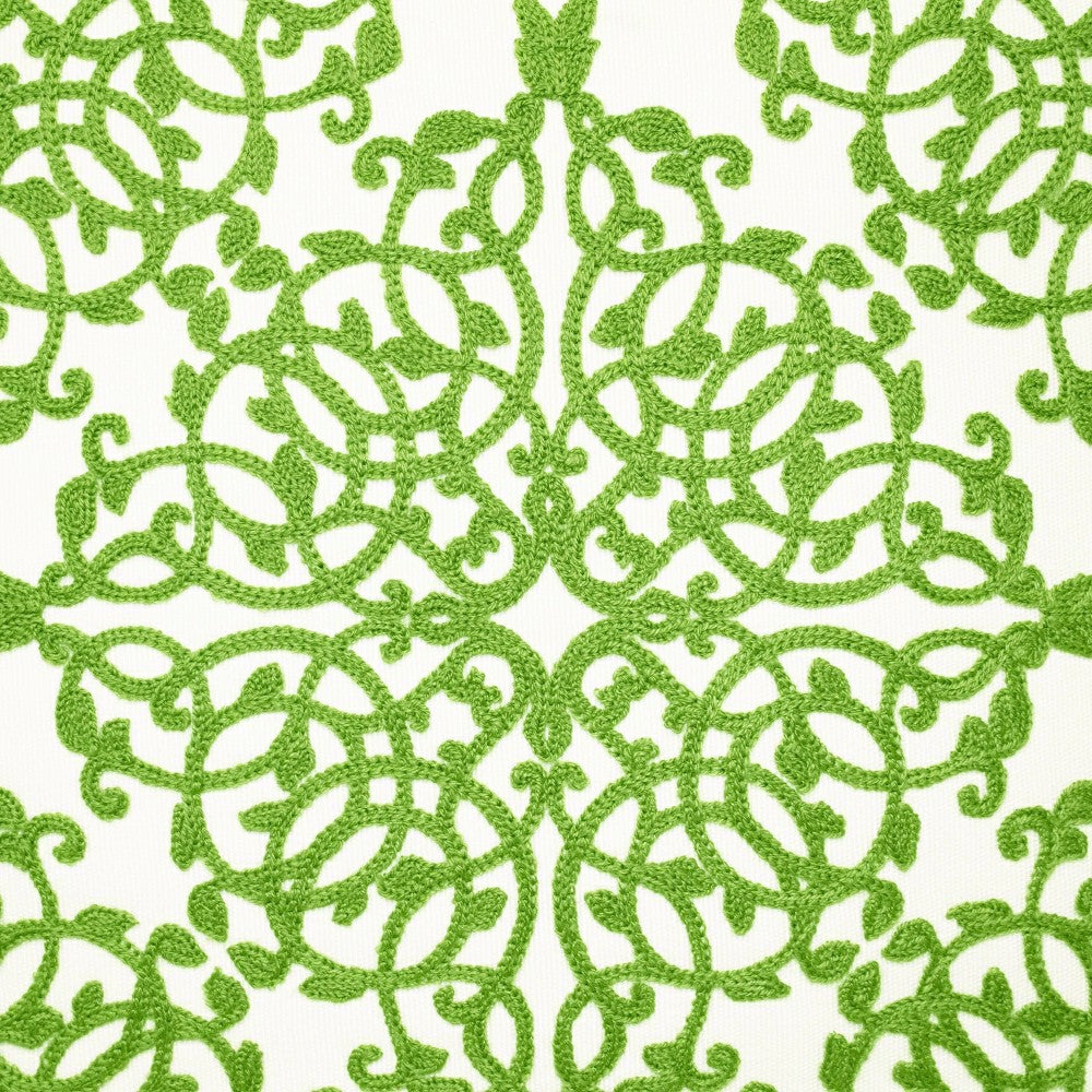 Plow & Hearth Indoor/Outdoor Embroidered Lacework Throw Pillow