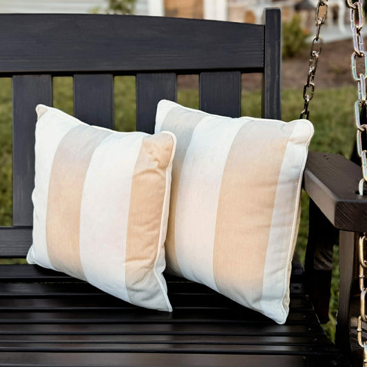 Plow & Hearth East Green Square Outdoor Accent Pillow