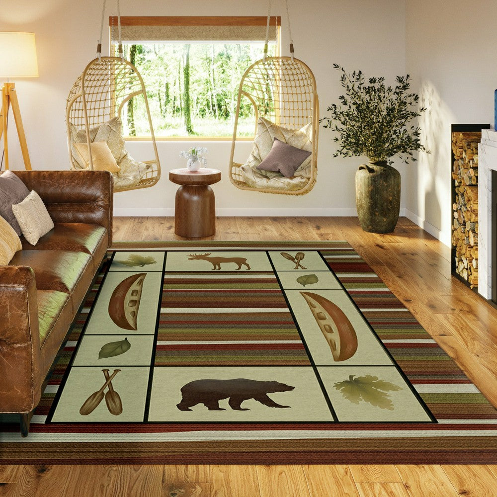 Plow & Hearth Canyon Excursion Polyester Rug