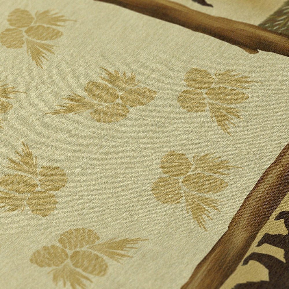 Plow & Hearth Woodland Excursion Block Polyester Rug