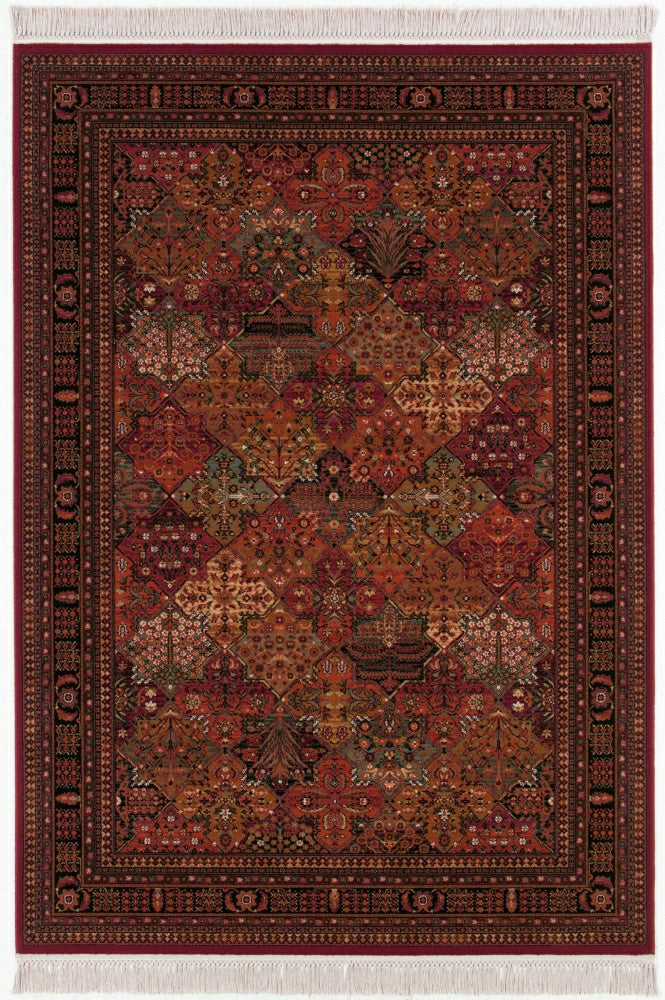 Plow & Hearth Kashimar Imperial Baktiari Antique Red Area Rug