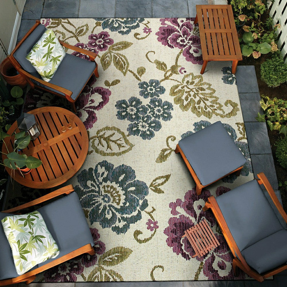 Plow & Hearth Dolce Tivoli Indoor/Outdoor Area Rug
