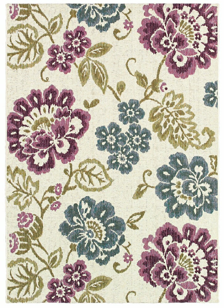 Plow & Hearth Dolce Tivoli Indoor/Outdoor Area Rug