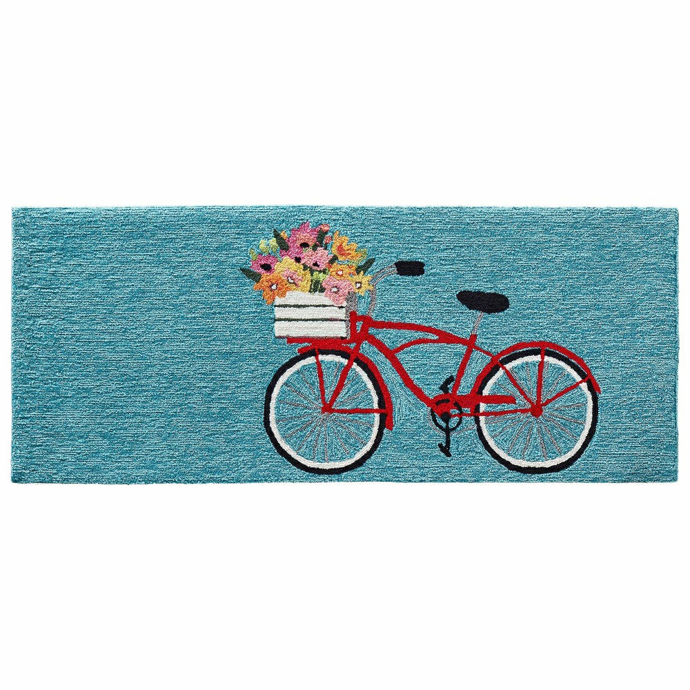 Plow & Hearth Bike Ride Indoor/Outdoor Rug