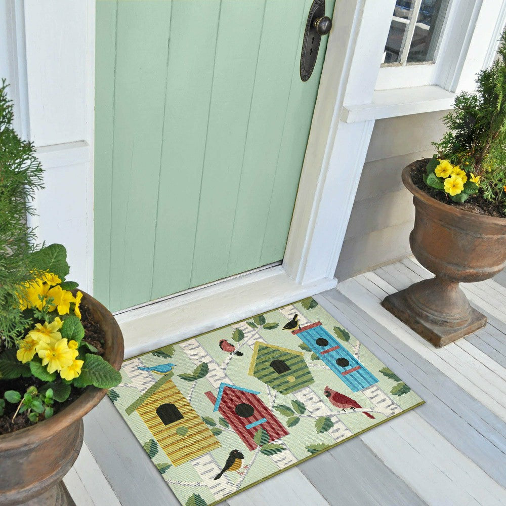 Plow & Hearth Bird Condos Indoor/Outdoor Rug