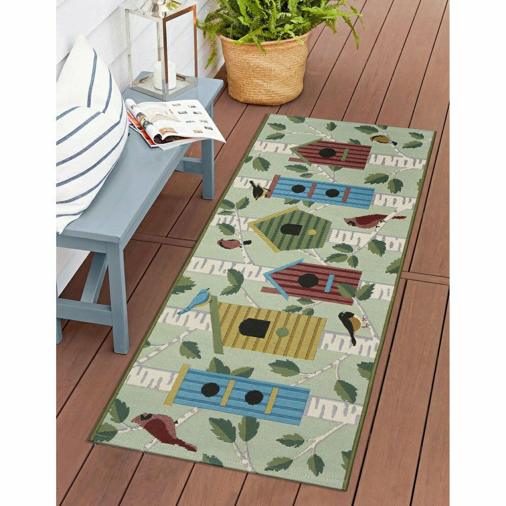 Plow & Hearth Bird Condos Indoor/Outdoor Rug