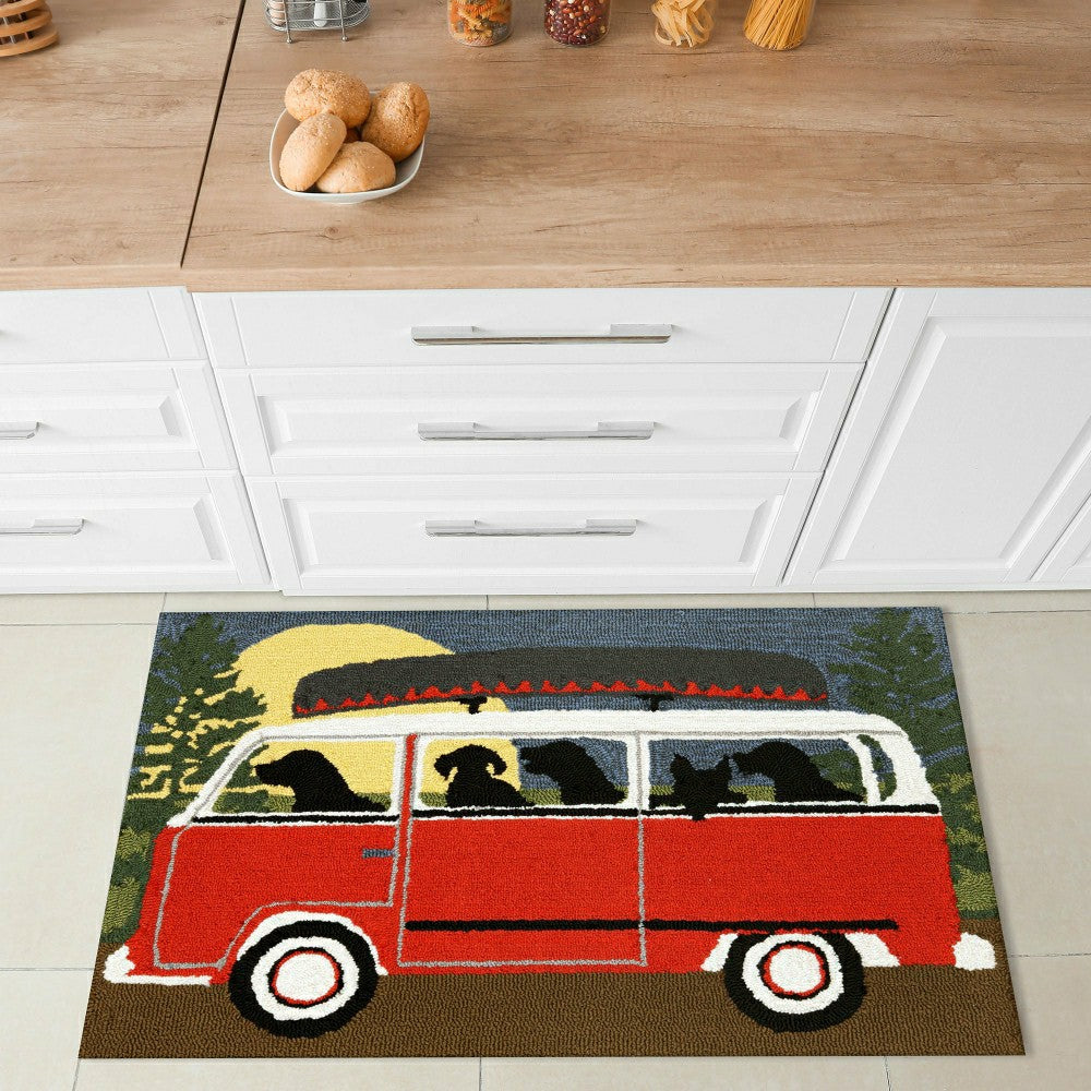 Plow & Hearth Camping Trip Indoor/Outdoor Rug