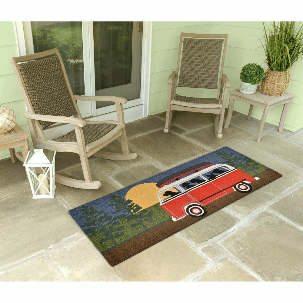 Plow & Hearth Camping Trip Indoor/Outdoor Rug
