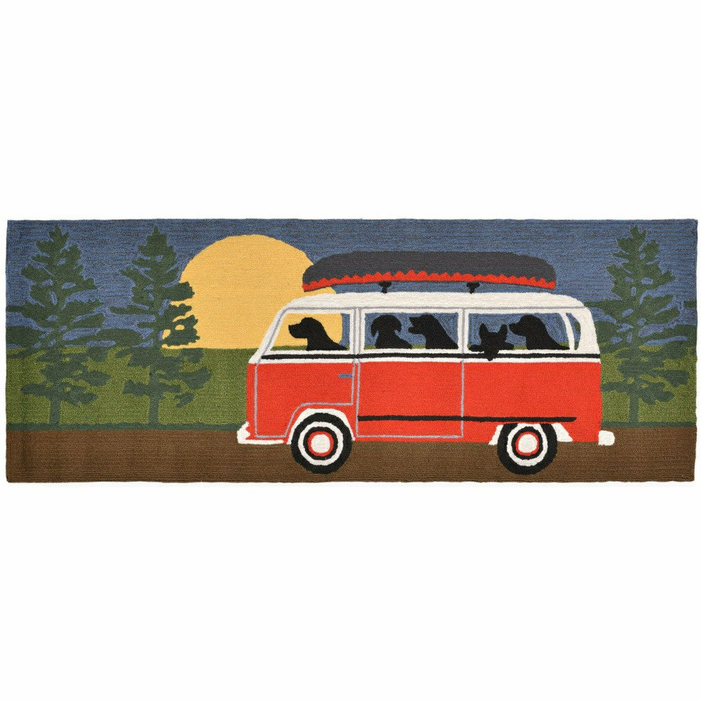 Plow & Hearth Camping Trip Indoor/Outdoor Rug