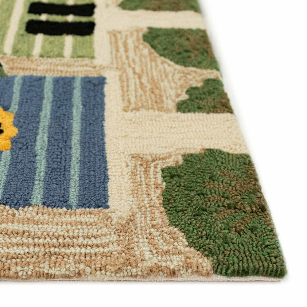 Plow & Hearth Birdhouses Indoor/Outdoor Rug