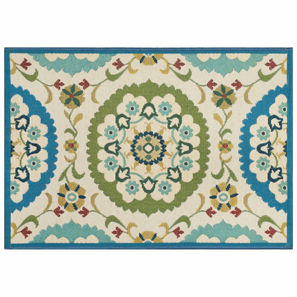 Plow & Hearth Suzanie Indoor/Outdoor Rug