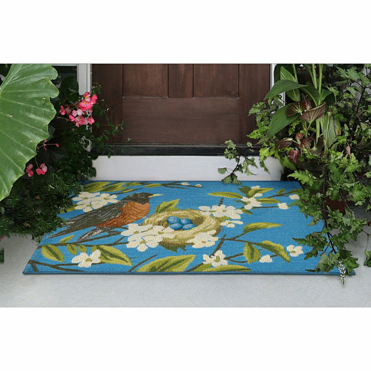 Plow & Hearth Robin's Nest Indoor/Outdoor Rug