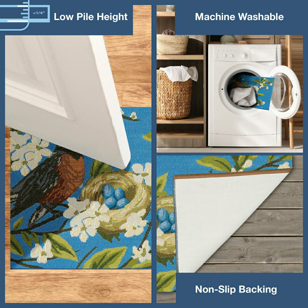 Plow & Hearth Robin's Nest Indoor/Outdoor Rug