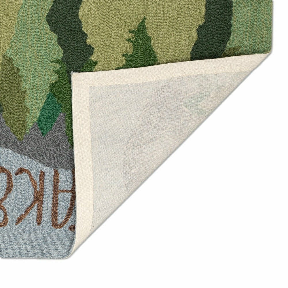 Plow & Hearth Take A Hike Indoor/Outdoor Rug