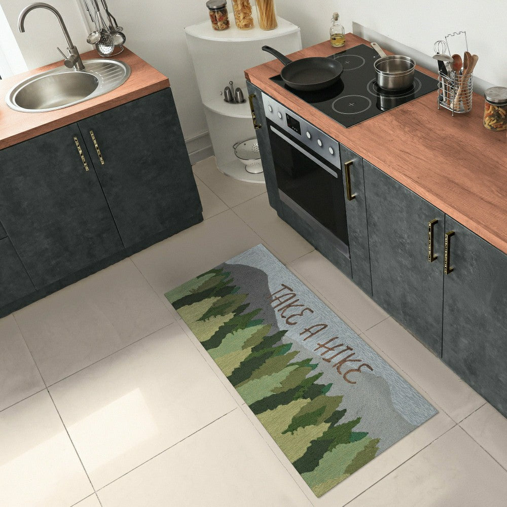 Plow & Hearth Take A Hike Indoor/Outdoor Rug