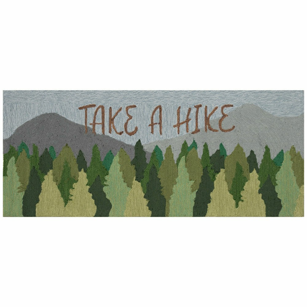 Plow & Hearth Take A Hike Indoor/Outdoor Rug