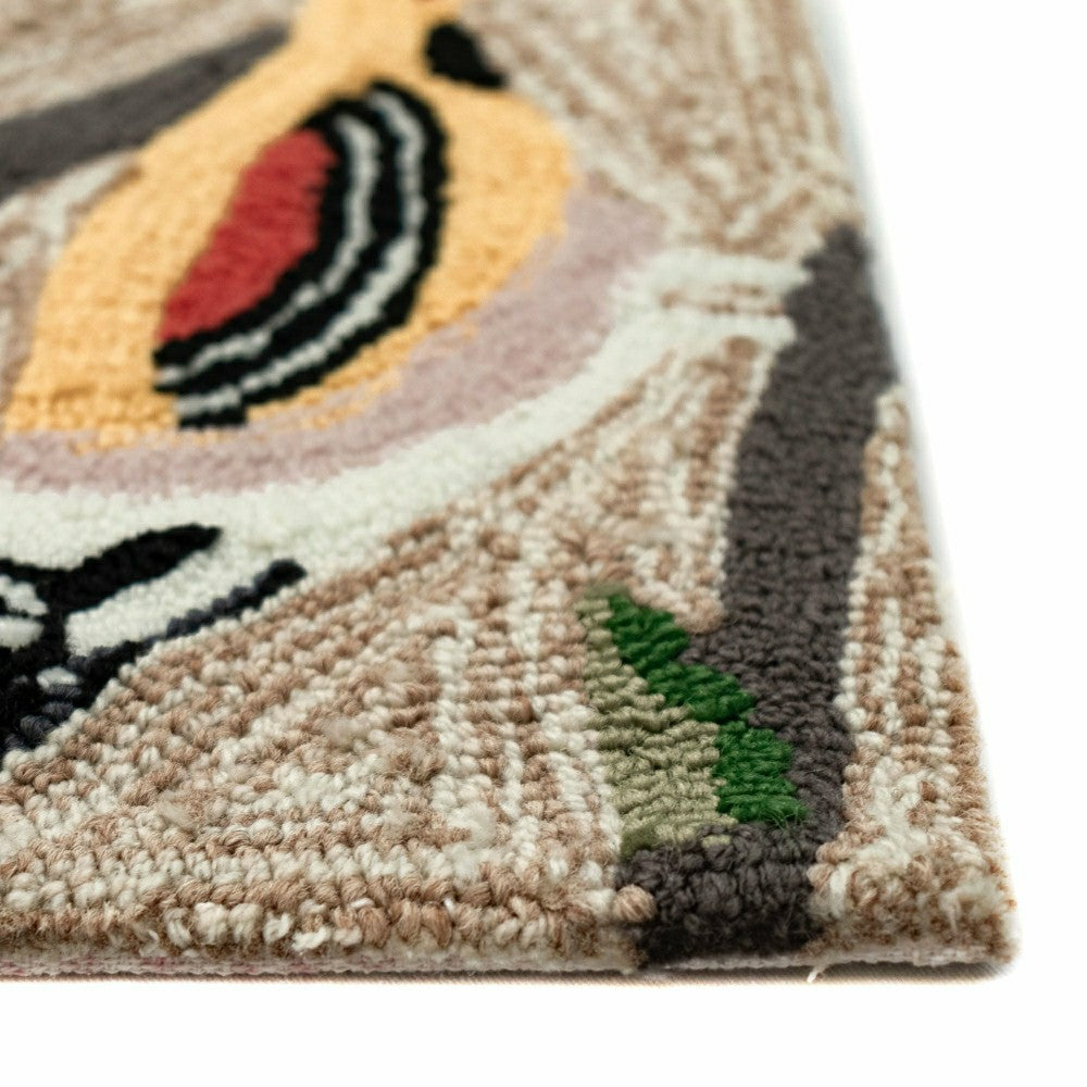 Plow & Hearth Liora Manne Frontporch Birds Indoor/Outdoor Mat Multi 2' x 3'
