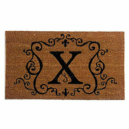 Plow & Hearth Monogrammed Coir Doormat