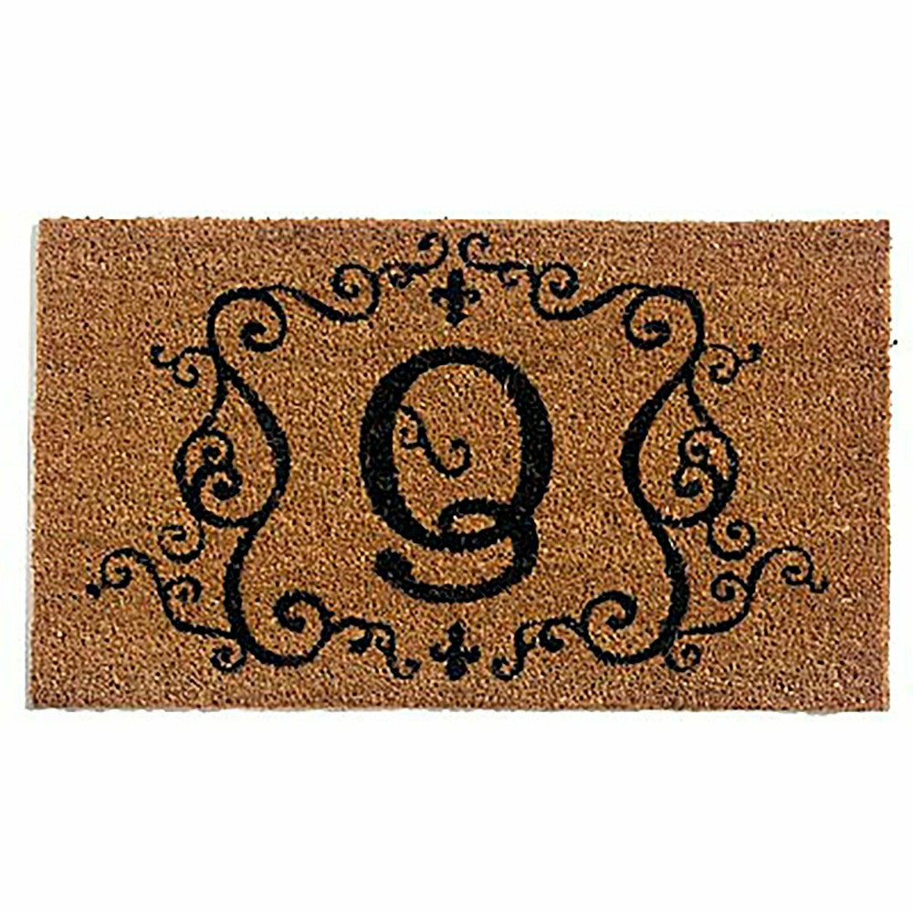 Plow & Hearth Monogrammed Coir Doormat