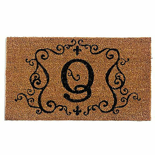 Plow & Hearth Monogrammed Coir Doormat