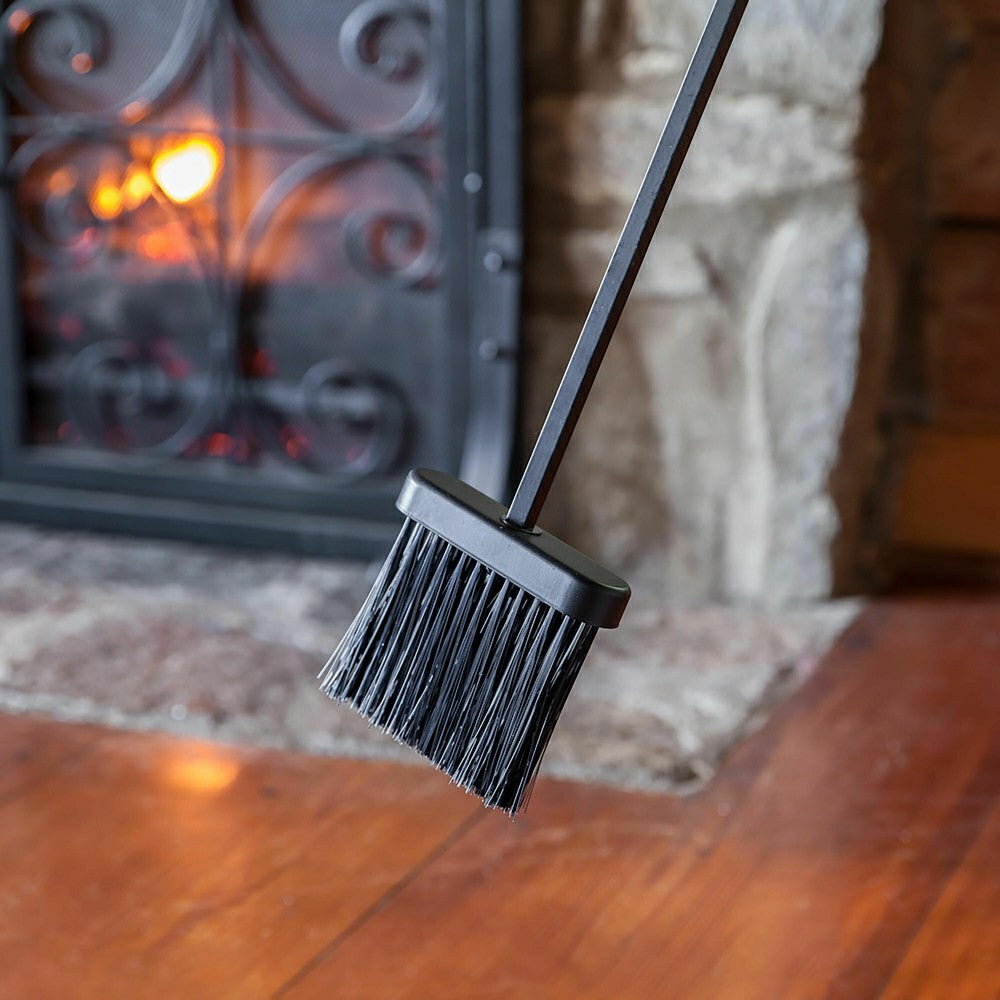 Plow & Hearth Compact Size Hand-Forged Fireplace Tool Set