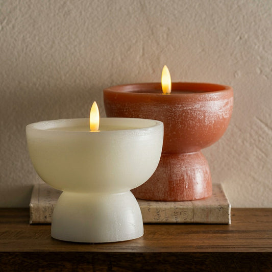 Plow & Hearth Flameless LED Mid-Mod Candle