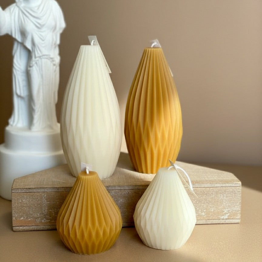 Plow & Hearth Origami Lantern Handmade Candle