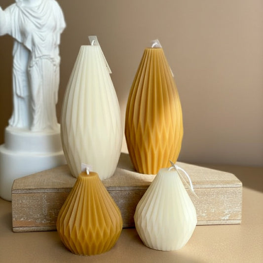 Plow & Hearth Origami Lantern Handmade Candle