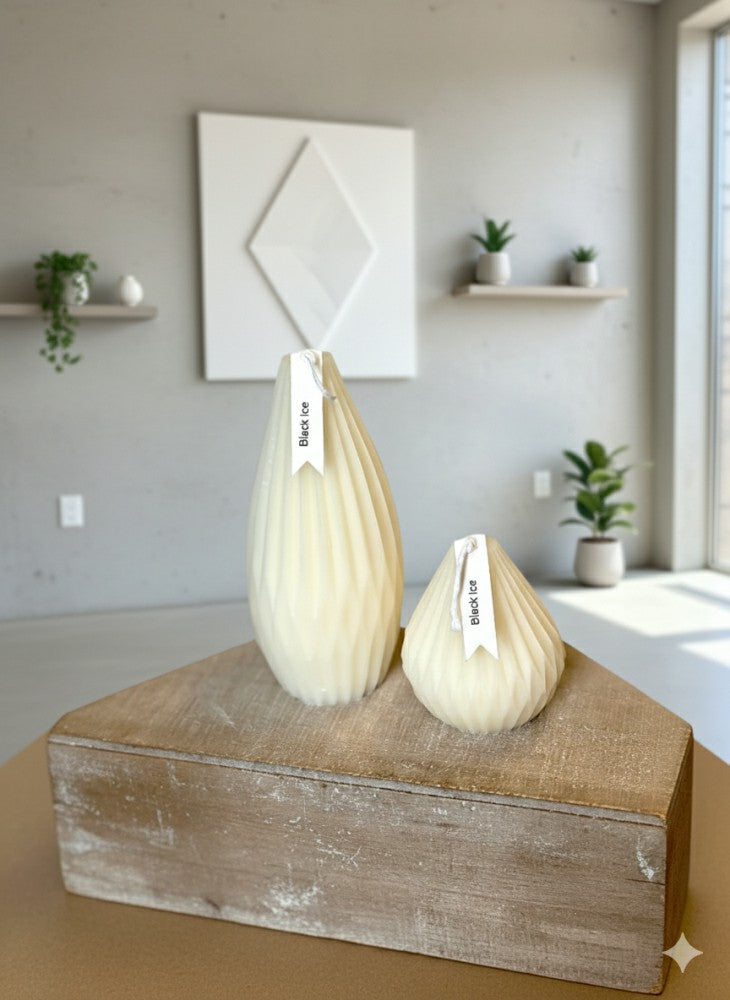 Plow & Hearth Origami Lantern Handmade Candle