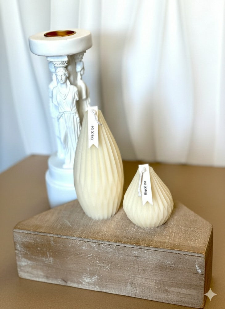 Plow & Hearth Origami Lantern Handmade Candle
