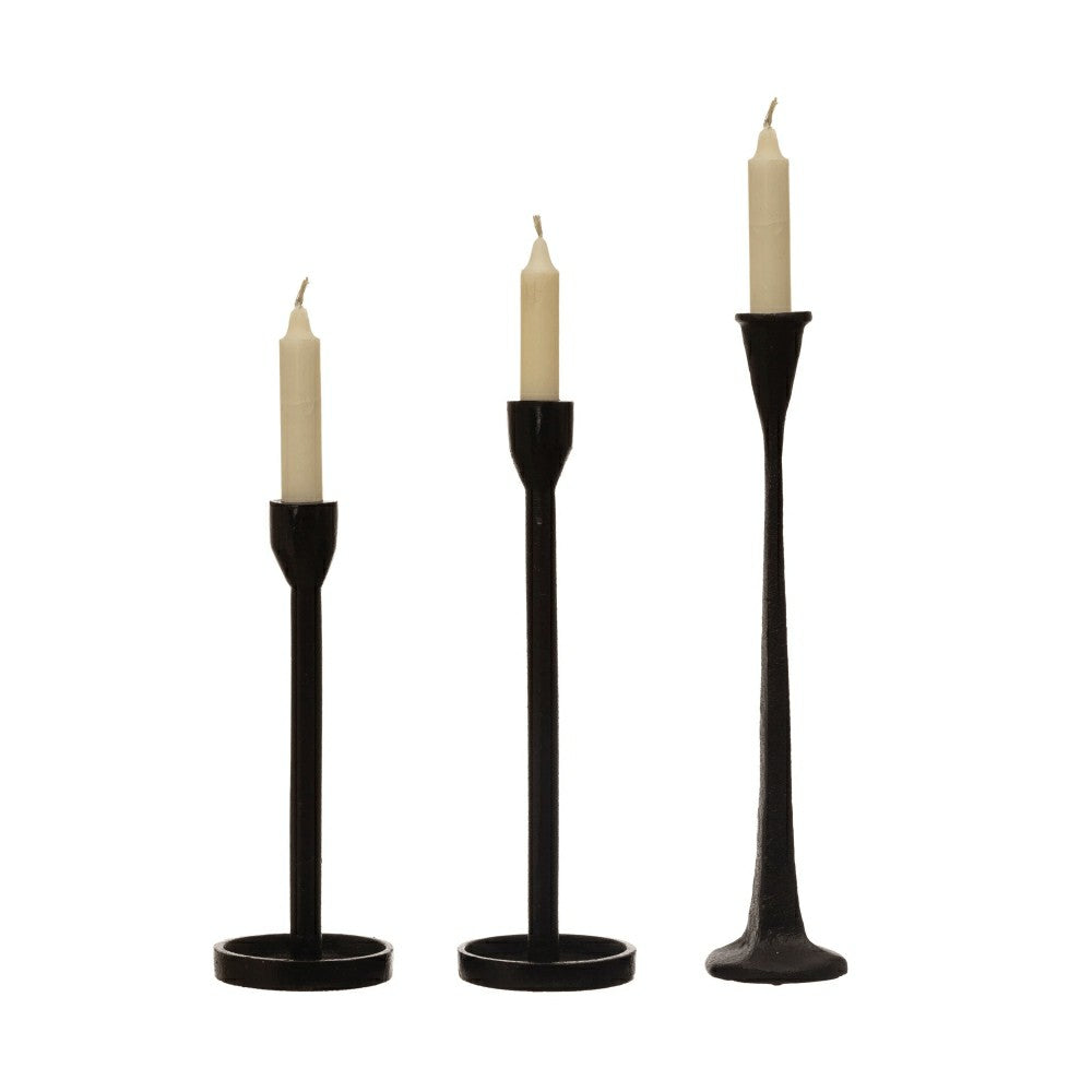 Plow & Hearth Cast Iron Taper Candle Holder