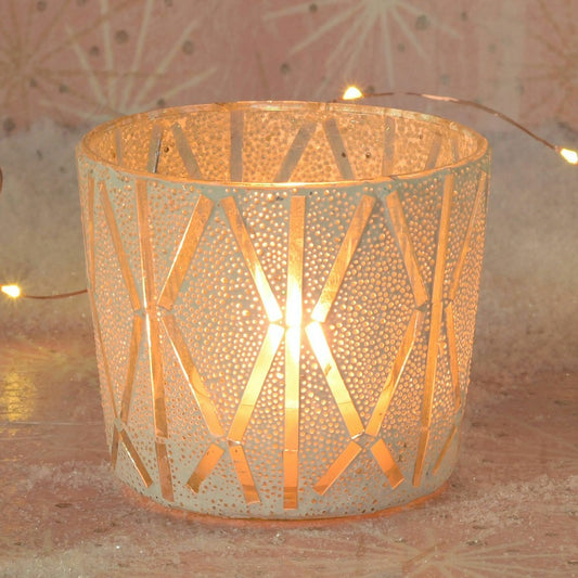 Plow & Hearth Small Blanco Candleholder