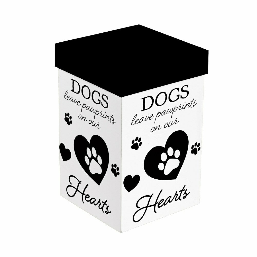 Plow & Hearth Memorial Pet Travel Cup Ceramic Perfect Cup, "DOGS", 17oz, Gift Box