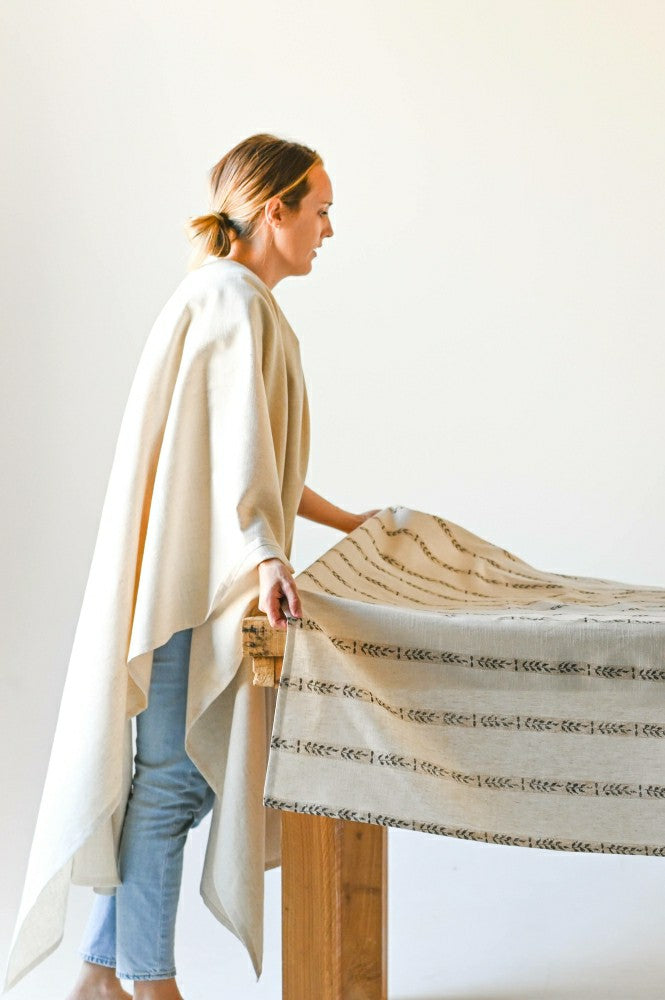 Plow & Hearth Walnut Leaf Tablecloth