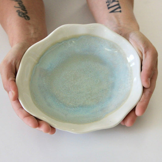 Plow & Hearth Artisan Dessert Plate
