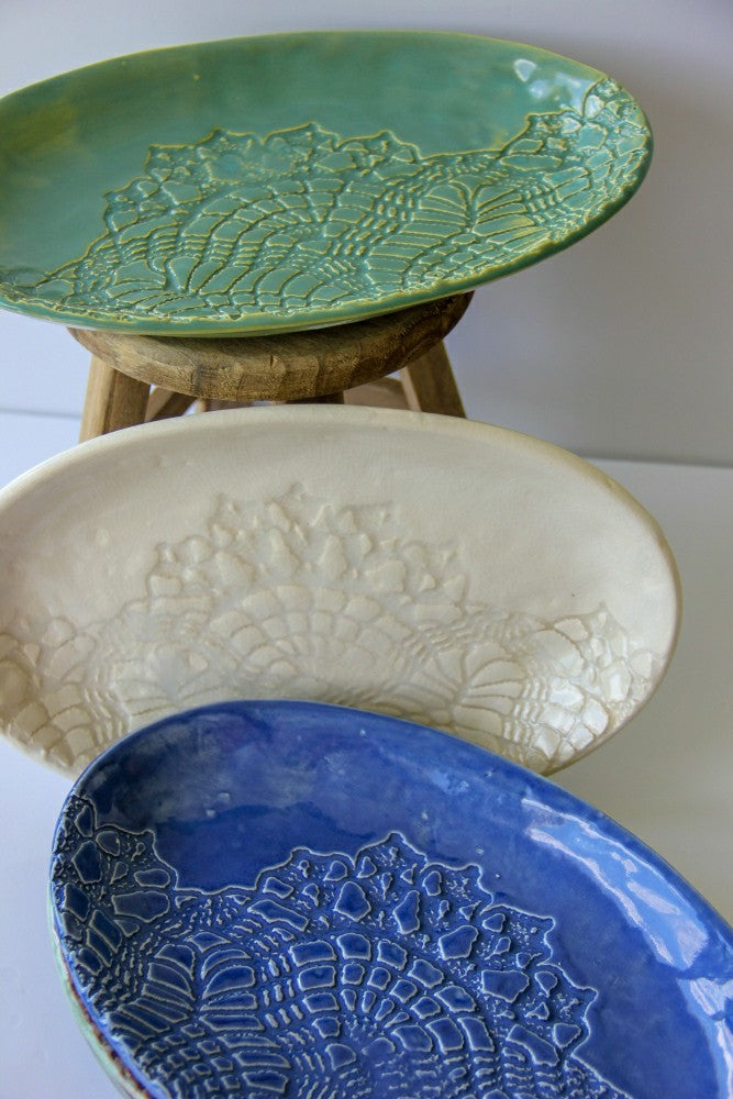 Plow & Hearth Ceramic Oval Platter