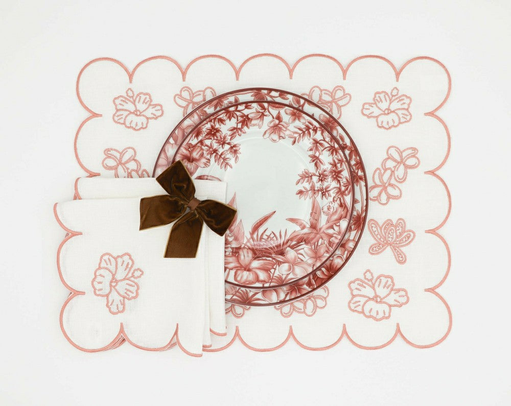 Plow & Hearth Sepia Estate Dinner Plate - Set of 4 (+1 Bonus Plate)